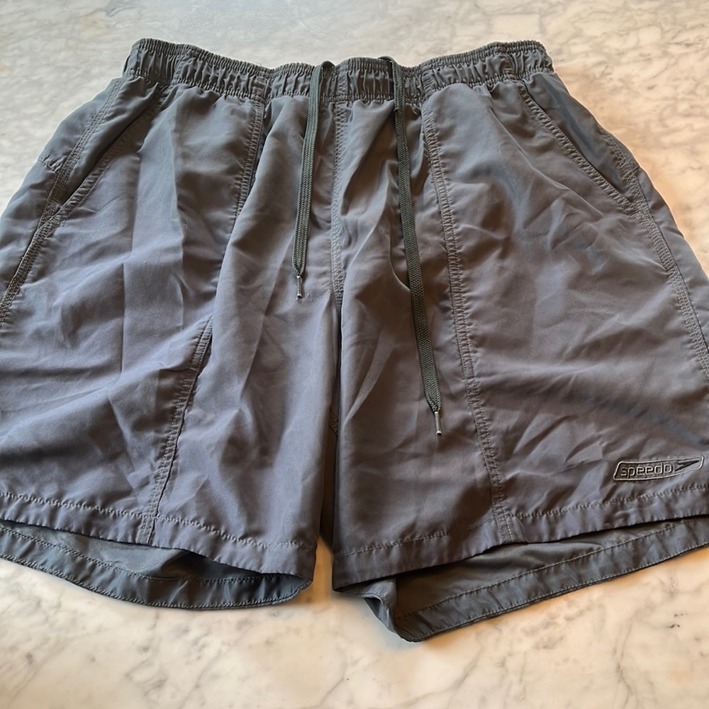 Speedo Swim Suit. Bathing Suit. Gray/Charcoal. XL.